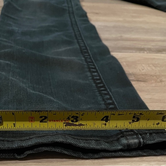 ROCK REVIVAL BLACK AMY SKINNY EMBELLISHED DISTRESSED DENIM POCKETS JEANS SIZE 29 - Picture 3 of 10